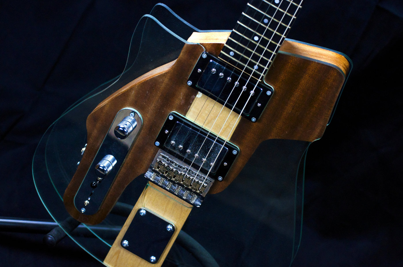 Glass Electric Guitar by Jamie Schmitt at