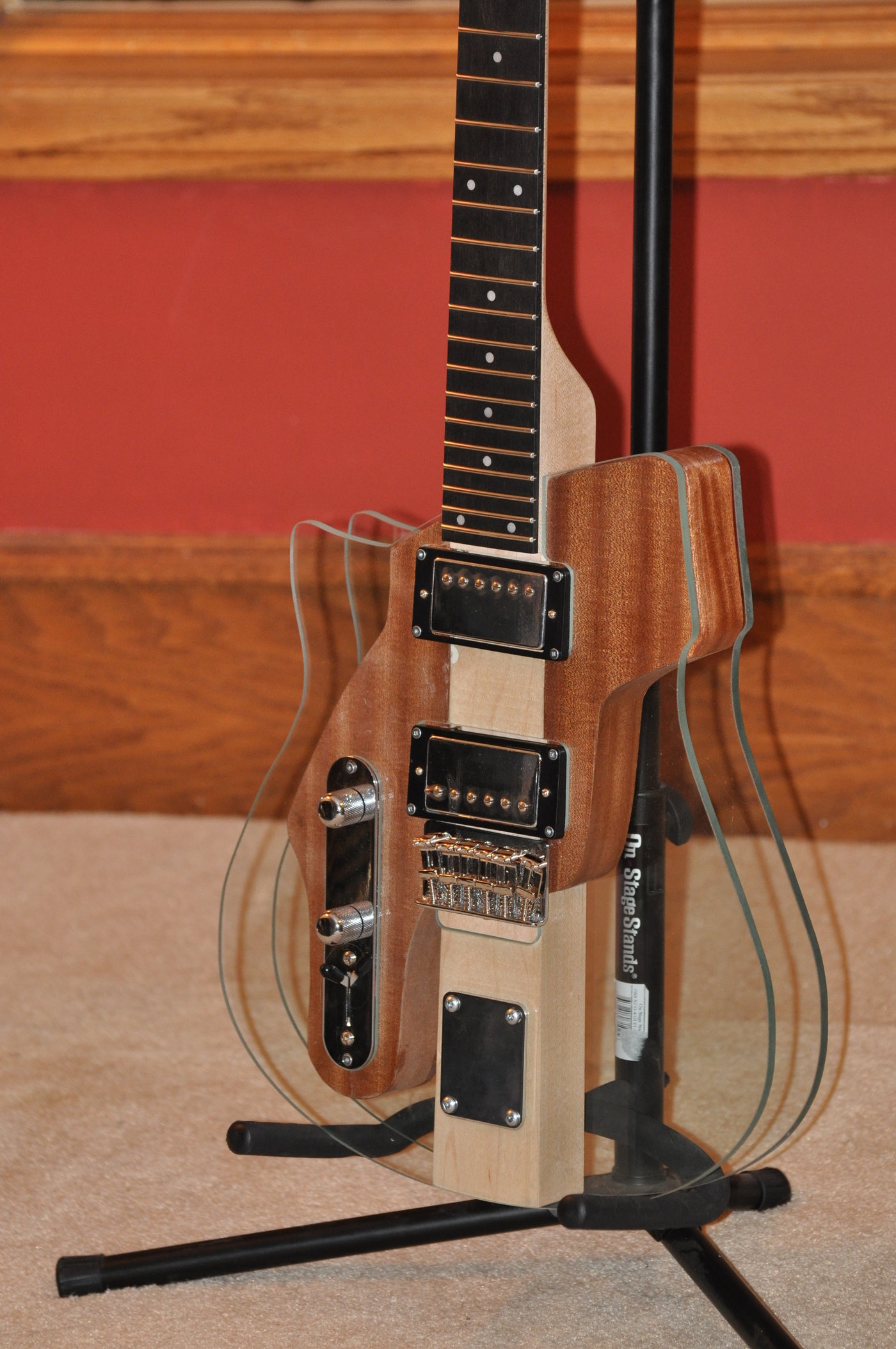 Glass Electric Guitar by Jamie Schmitt at