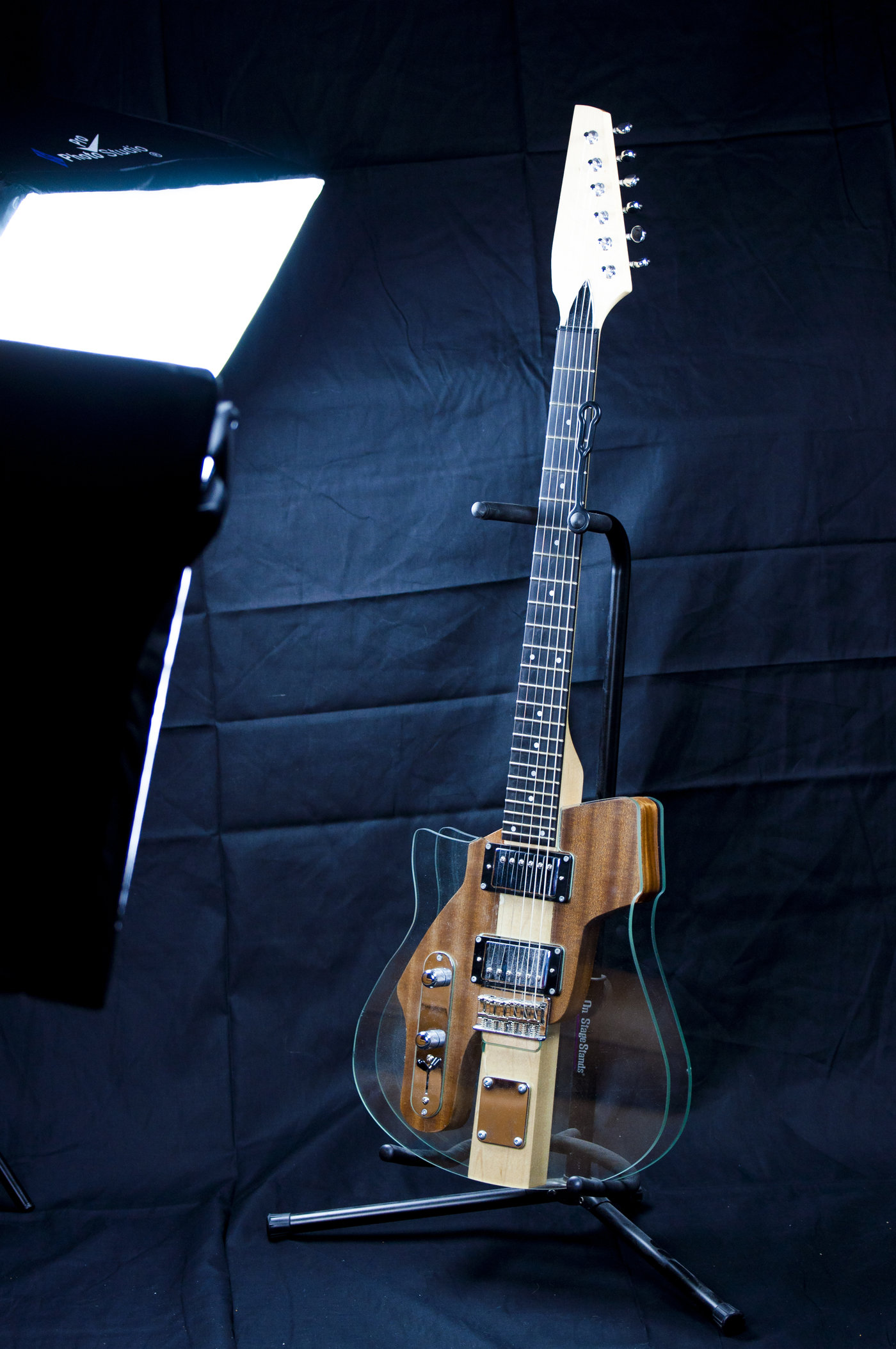 Glass Electric Guitar by Jamie Schmitt at