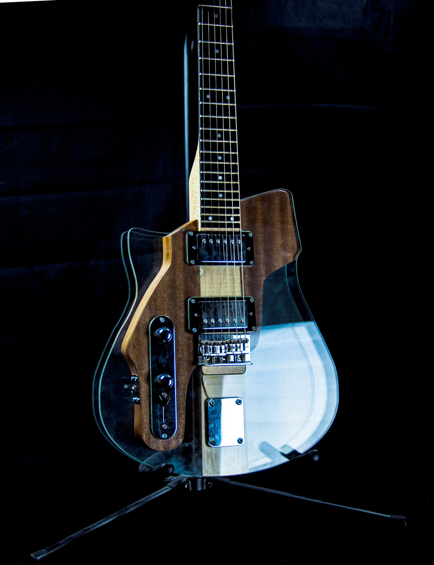 Glass Electric Guitar by Jamie Schmitt at