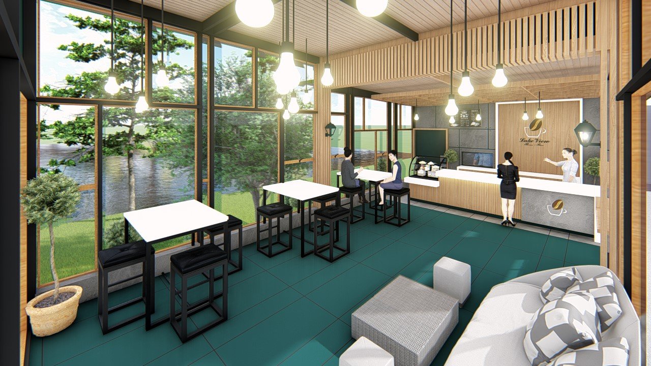 Proposed Cafe at Lake Apo by Michael Angelo C. Tilap at