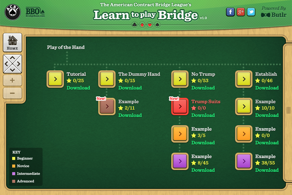 Game Learn to Play Bridge by Tim Oshida at