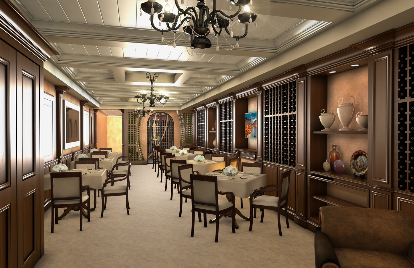 Franina's Ristorante, Interior by Christine Squitieri at Coroflot.com