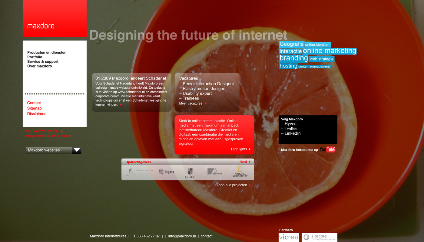 An upload by Jeroen Veldman on Coroflot to the project Online strategy & interaction 2004 2010