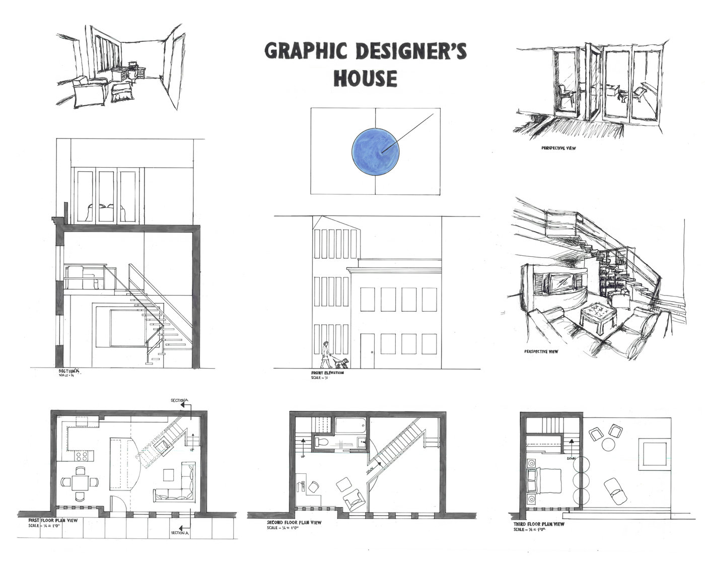 Hand Drafting by Kristin M. Nelson at