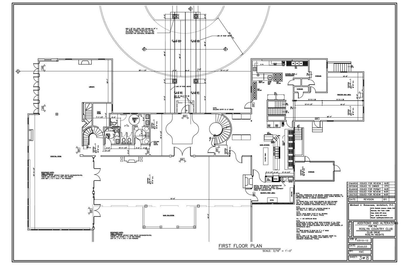 Roslyn Country Club Renovation by Cruz at
