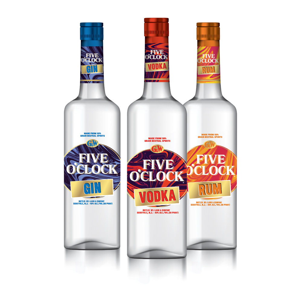 Lairds Spirits Bottles Redesign by Rich Madrid at