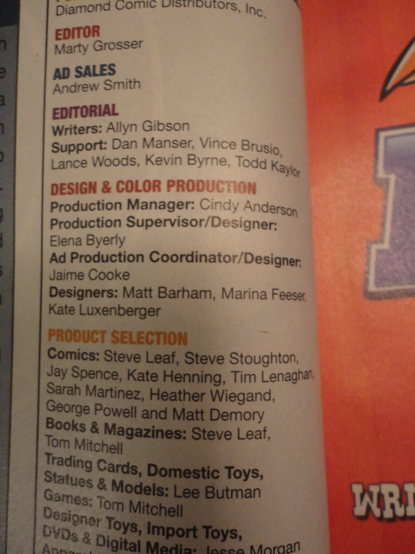 Diamond Comic Distributors Work by Marina Feeser at