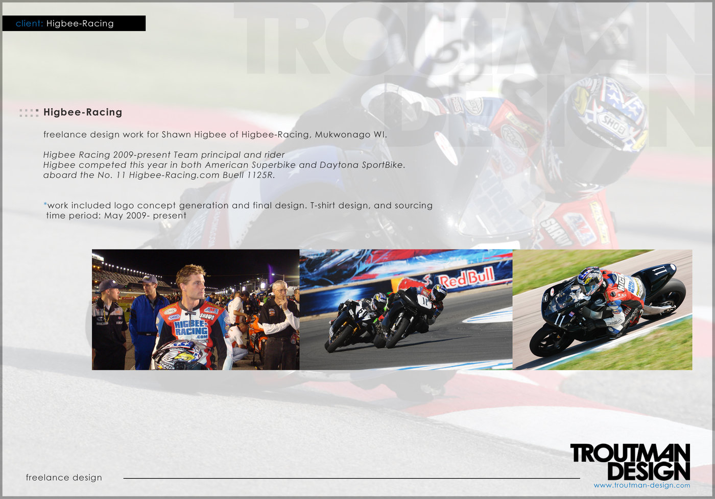 Higbee-Racing by SWADE INDUSTRIES /Todd Troutman at Coroflot.com