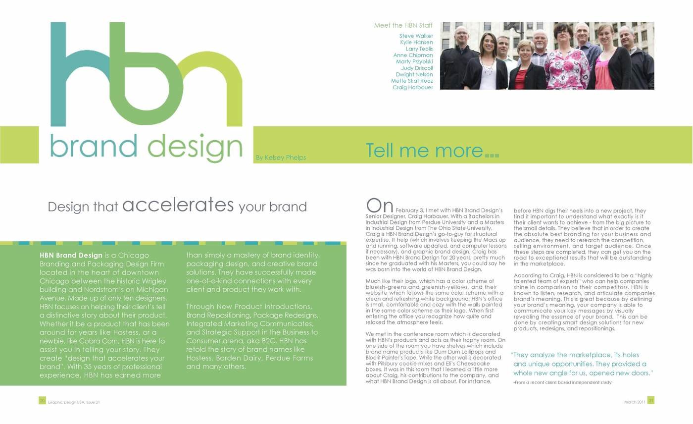 HBN Brand Design 2 Spreads by Kelsey Phelps at