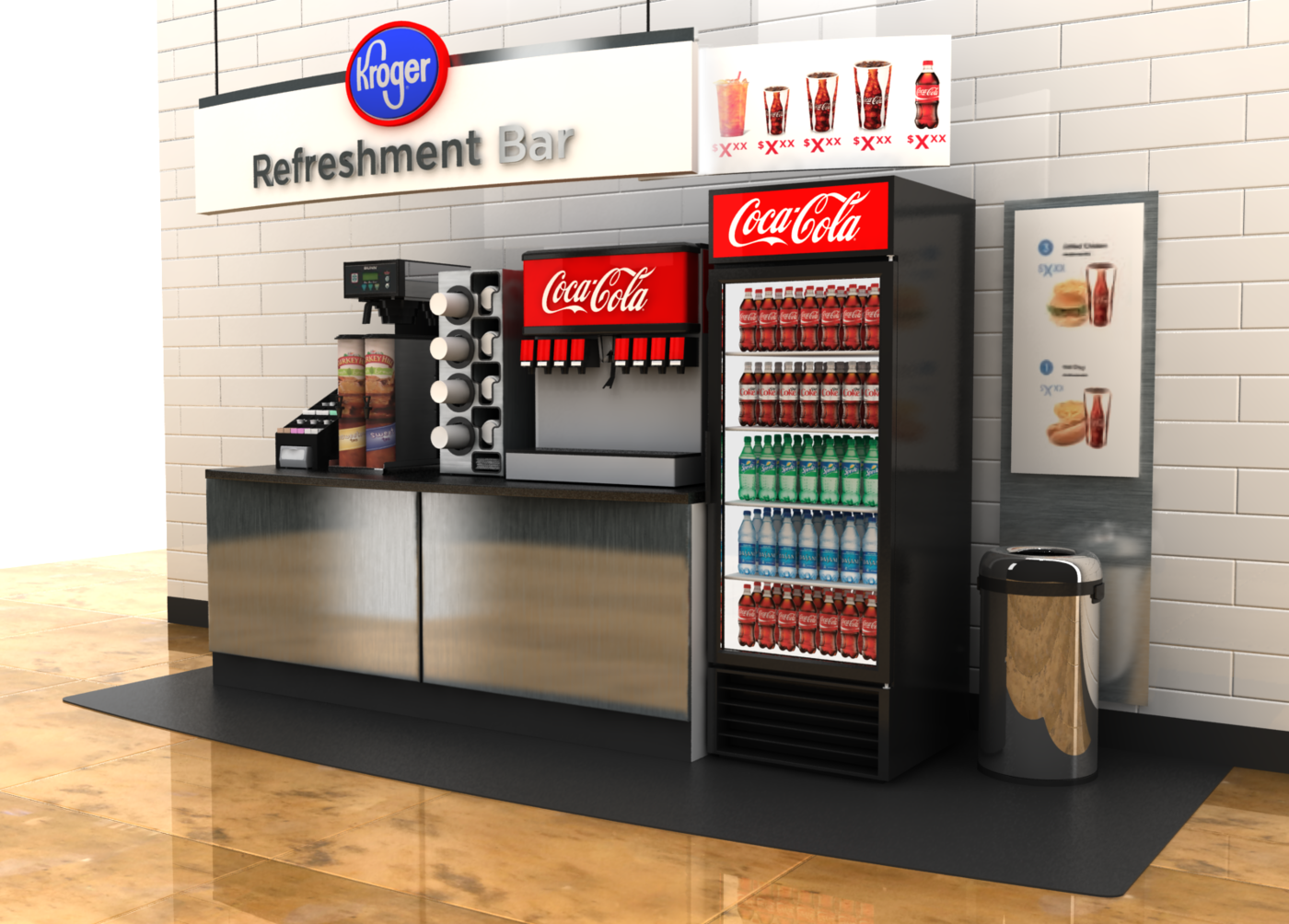 Kroger Beverage Bar Redesign by Nickolas Madsen at