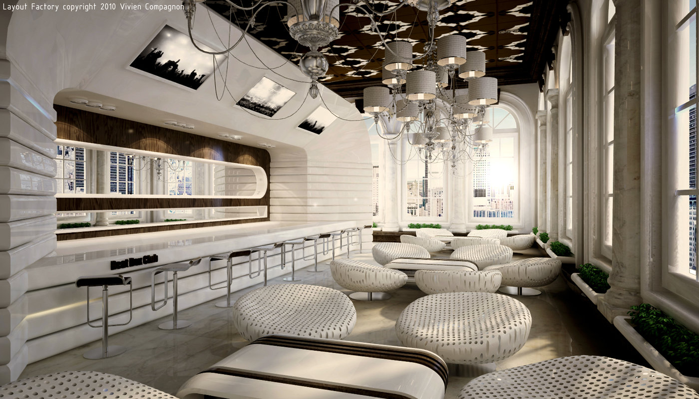 Design public interior by Vivien Compagnon at Coroflot.com
