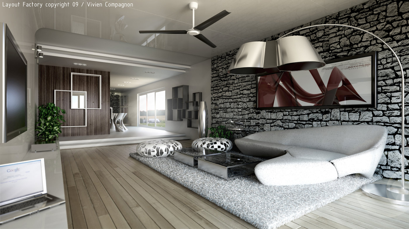 Design private interior by Vivien Compagnon at Coroflot.com