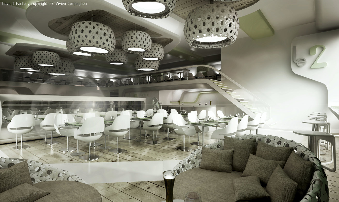 Design public interior by Vivien Compagnon at Coroflot.com