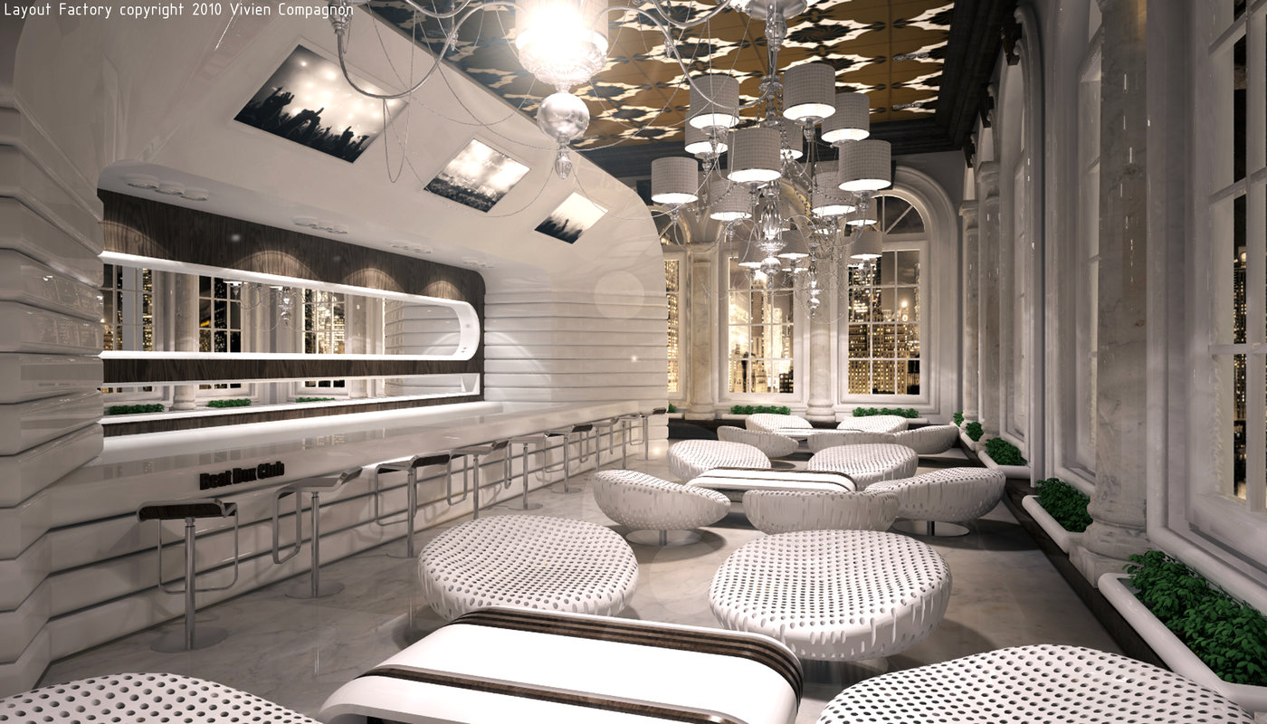 Design public interior by Vivien Compagnon at Coroflot.com
