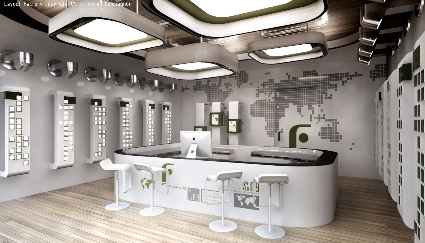 Design public interior by Vivien Compagnon at Coroflot.com