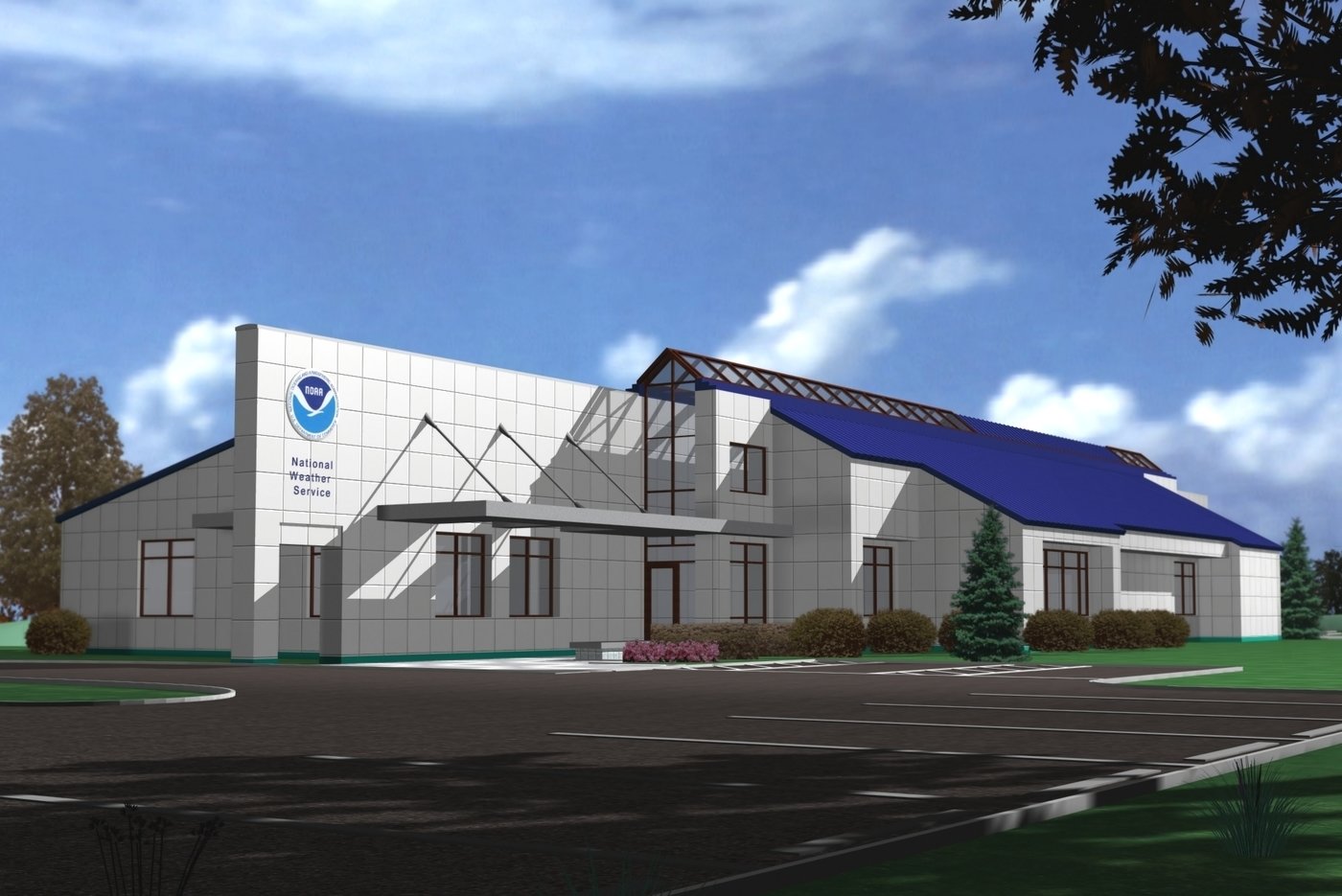 NOAA Weather Station Sterling VA by Randall O. Carey, AIA at