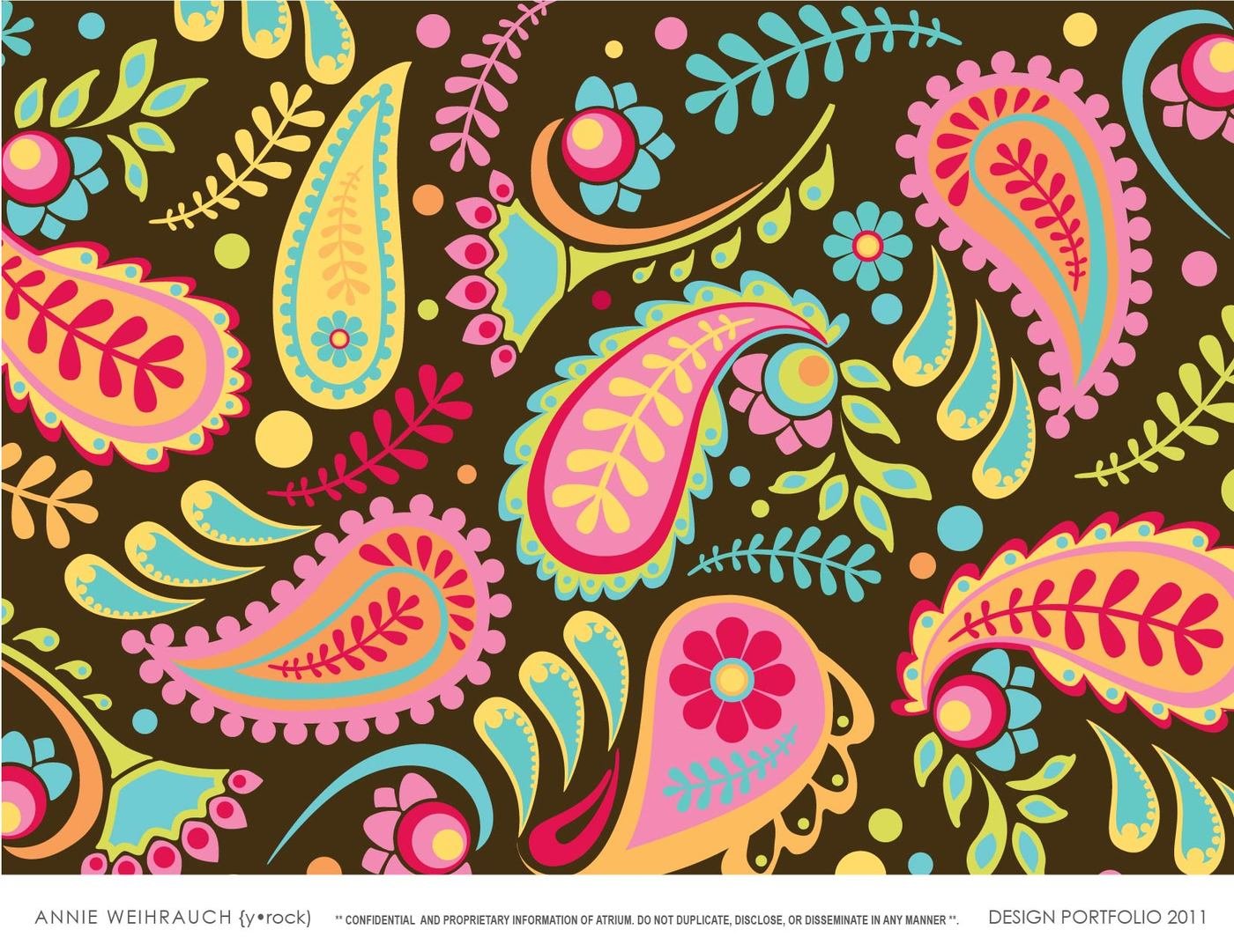 TEXTILE / PRINT DESIGN by Annie Weihrauch at