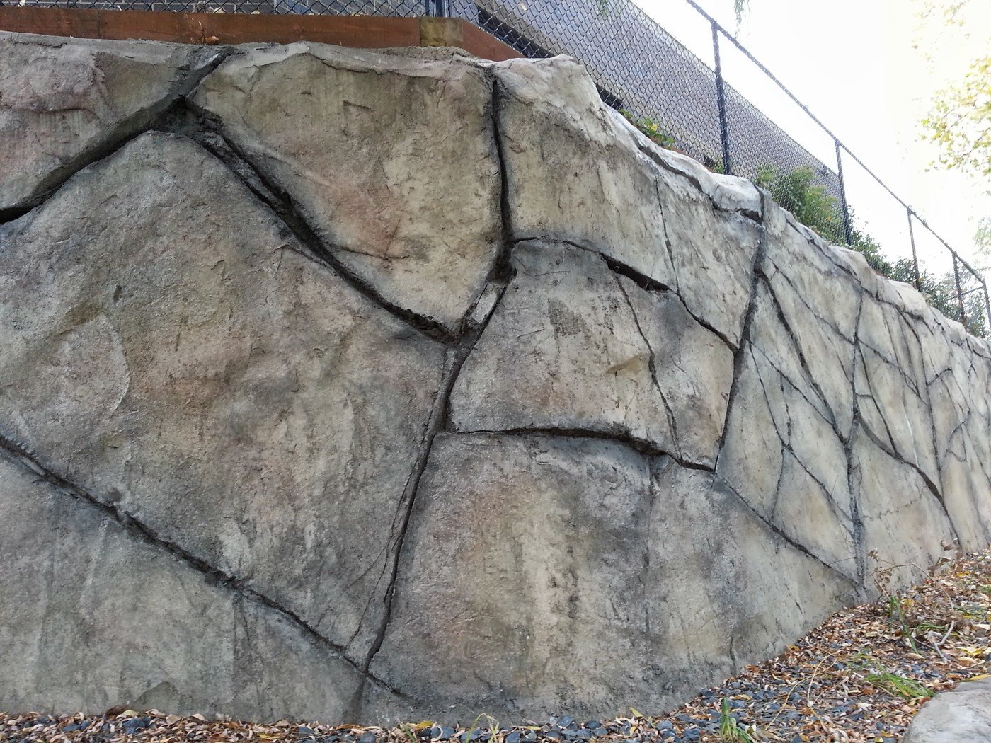 Lake Idlewind Soil-Nail Facing/Shotcrete Sculpture by Jeremy Dean