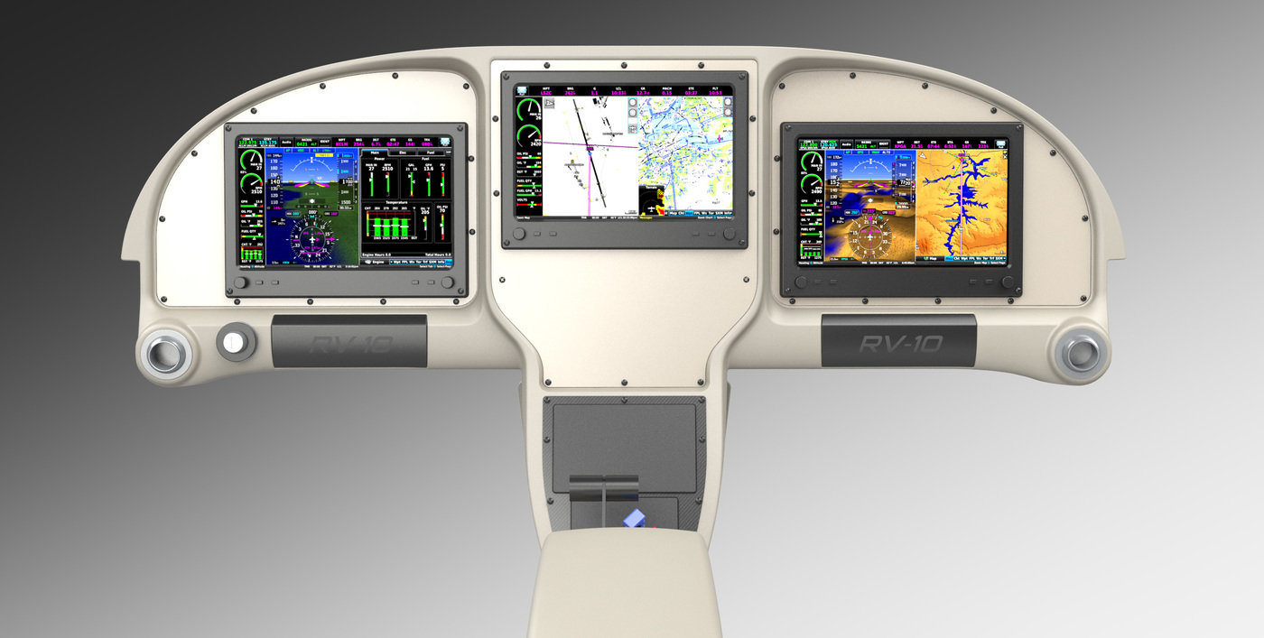 RV10 Airplane Interior by Michael David Young at