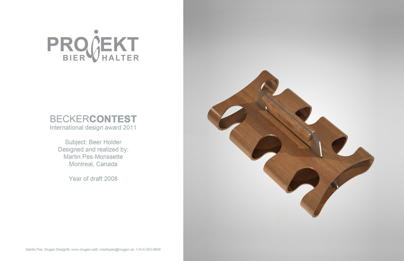 Beer rack by Martin Pes at