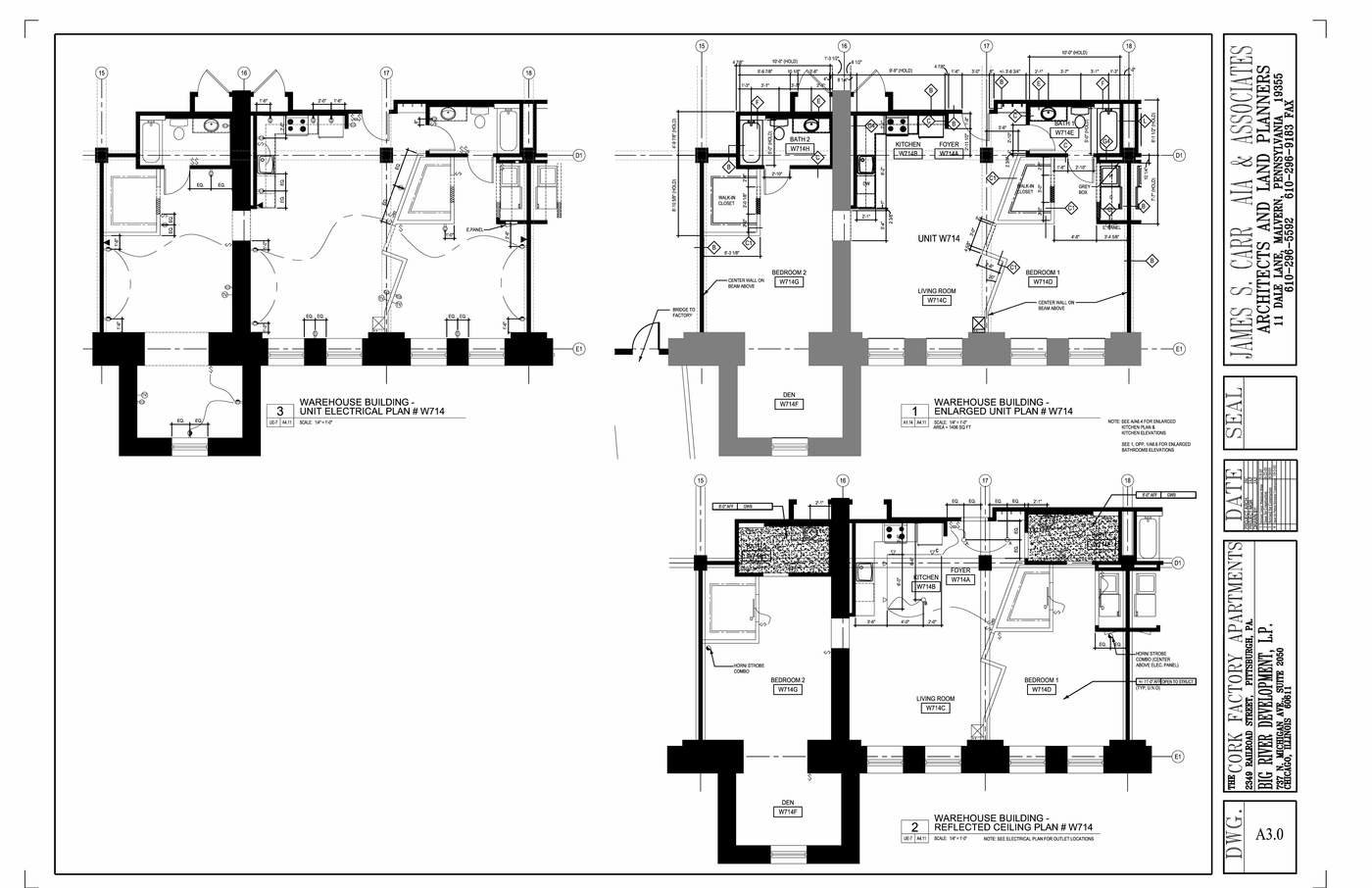 Cork Factory Apartments Pittsburgh PA Drawings by James Feucht at
