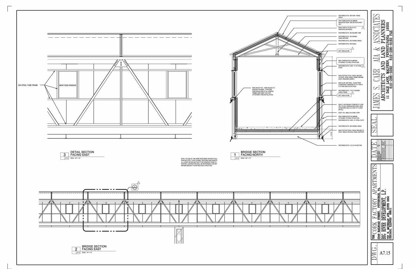 Cork Factory Apartments Pittsburgh PA Drawings by James Feucht at