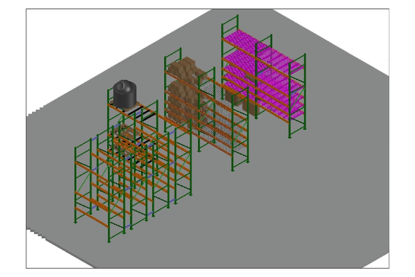 3D Storage Racking by Heather Gordon at Coroflot.com
