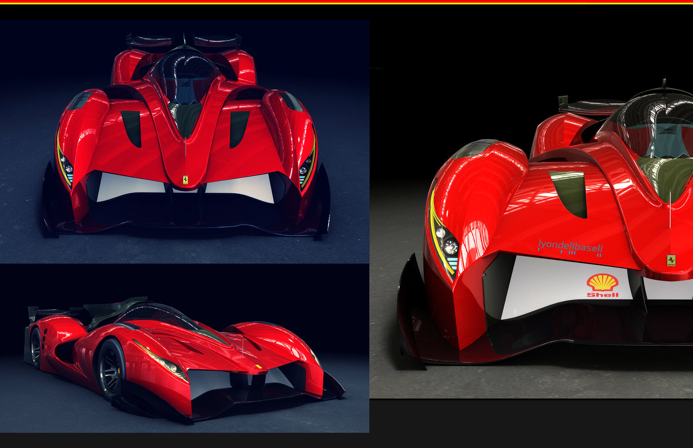 Ferrari Le Mans Prototype by Devon Palmer at Coroflot.com