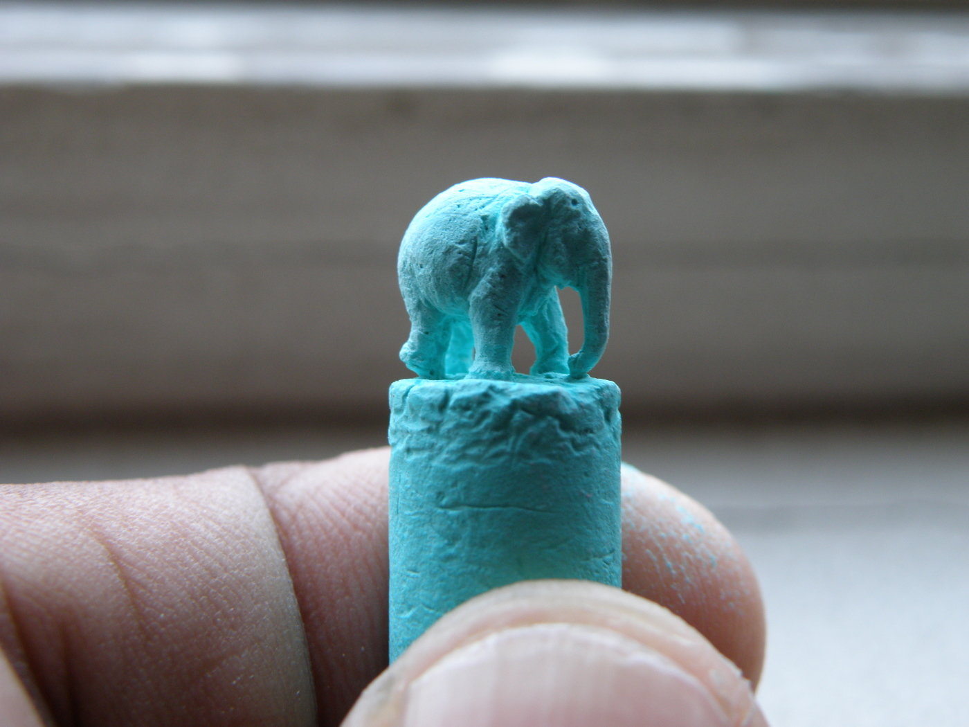 Chalk Carvings by shambhu shastri at