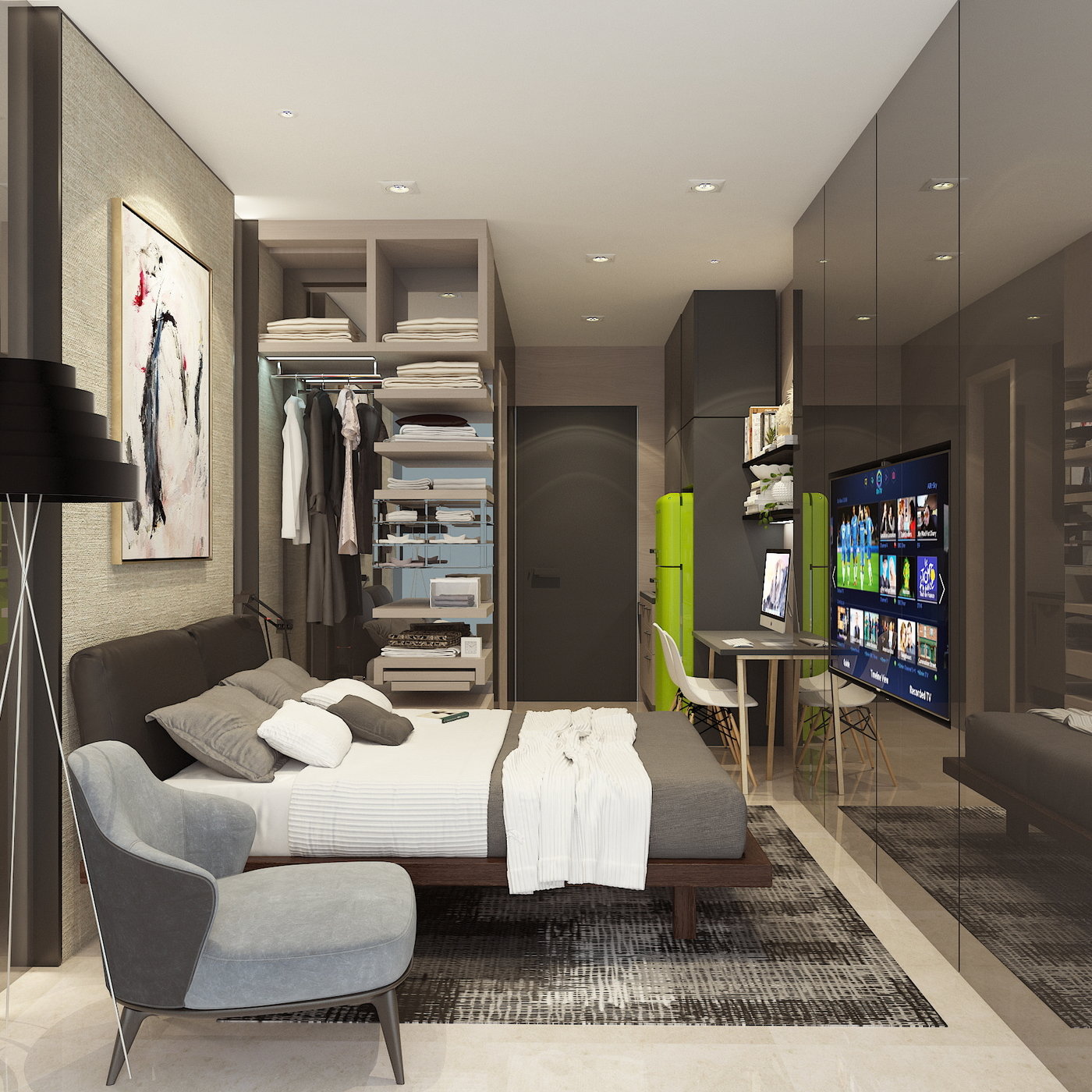 studio apartment by chrismas ardianto at coroflot com interior design internship jakarta