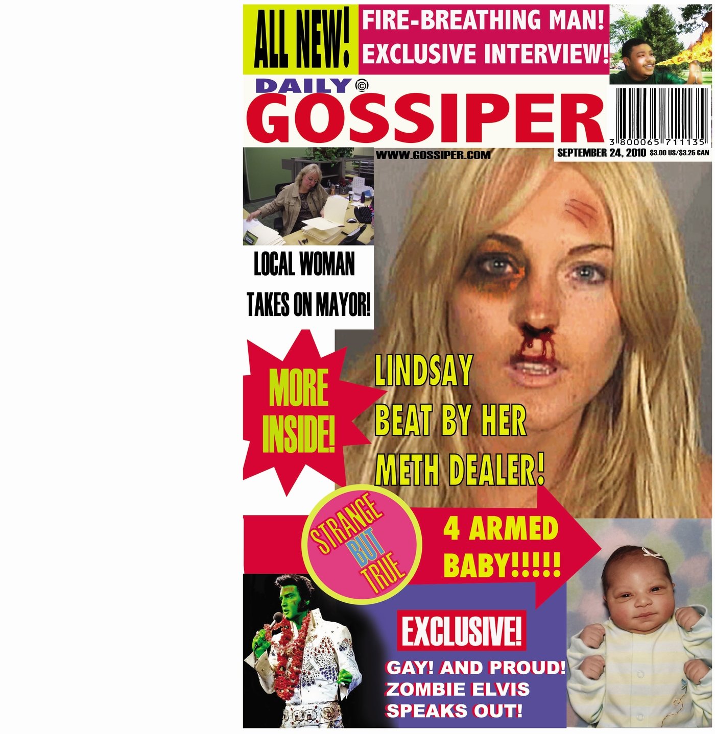 A magazine article example picture