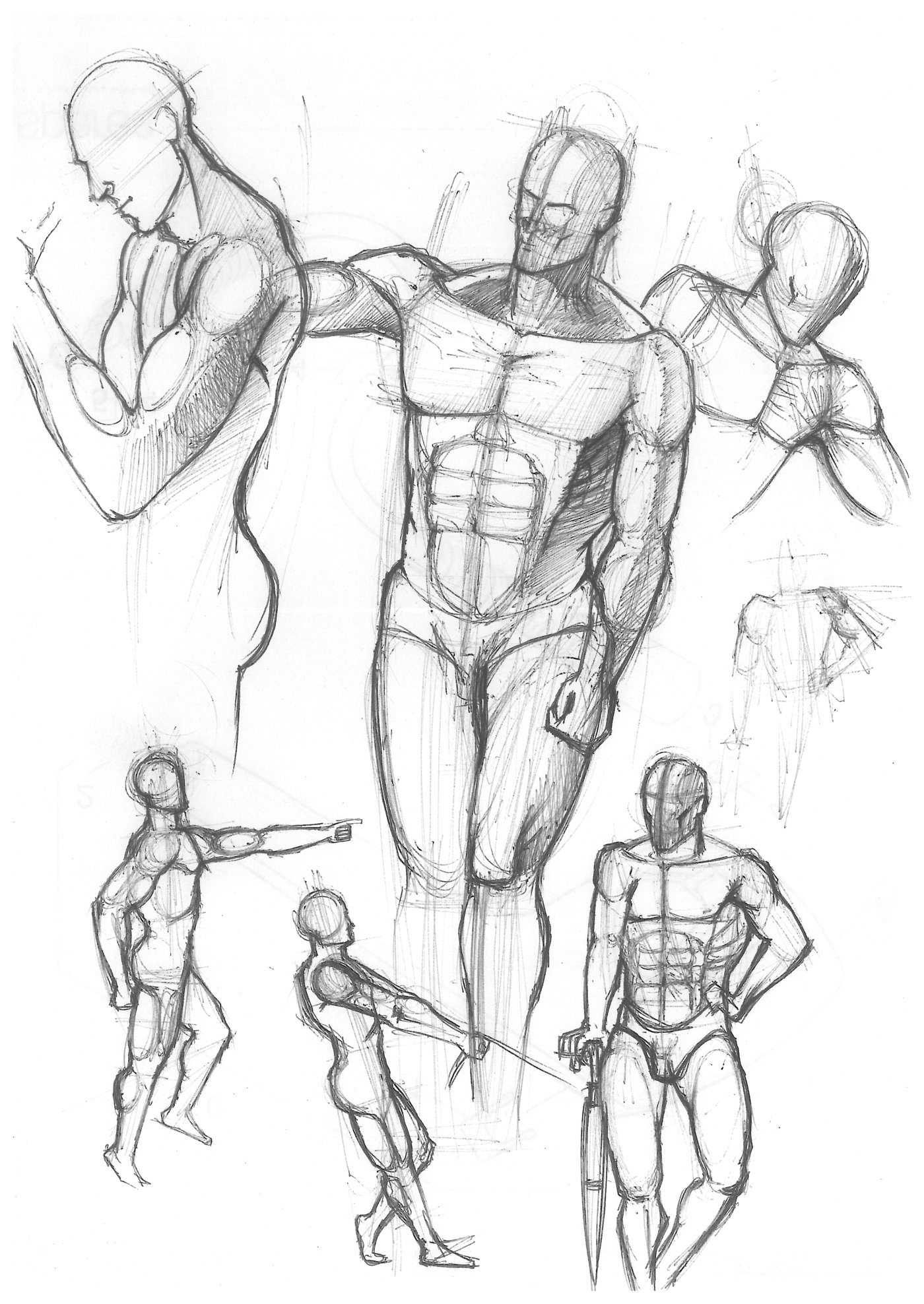 human figure study by Pritam Sarkar at Coroflot.com