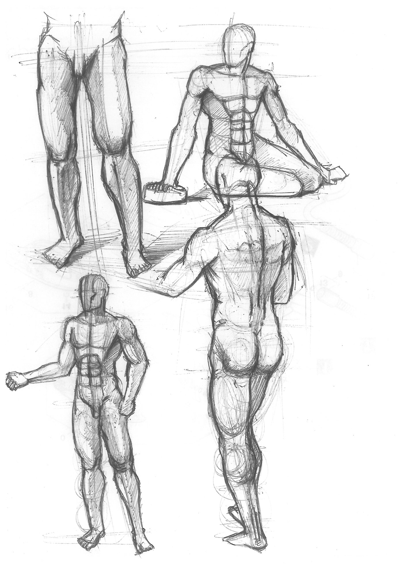 human figure study by Pritam Sarkar at Coroflot.com