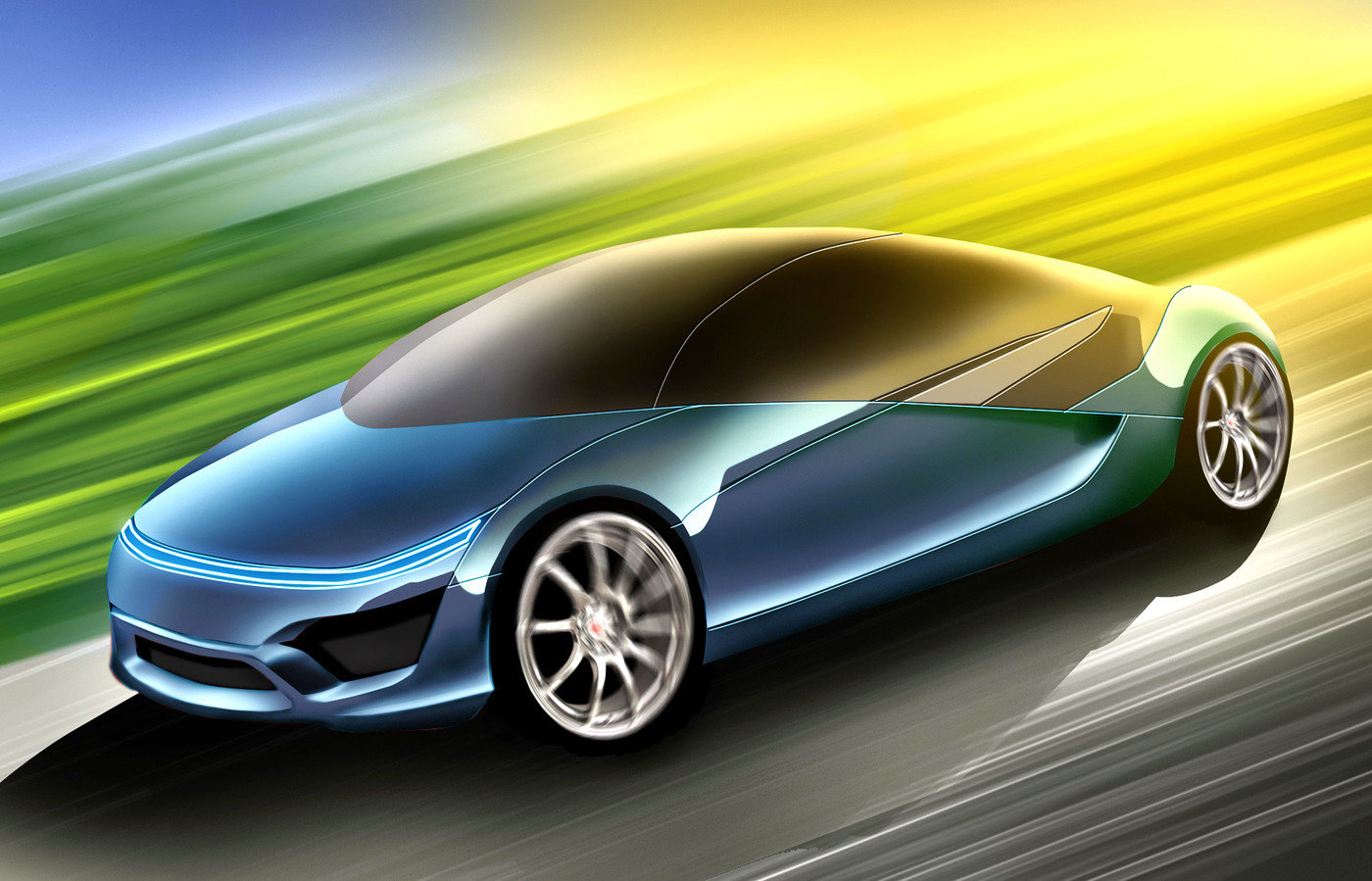 Car Renders by Mark Coulthard at Coroflot.com