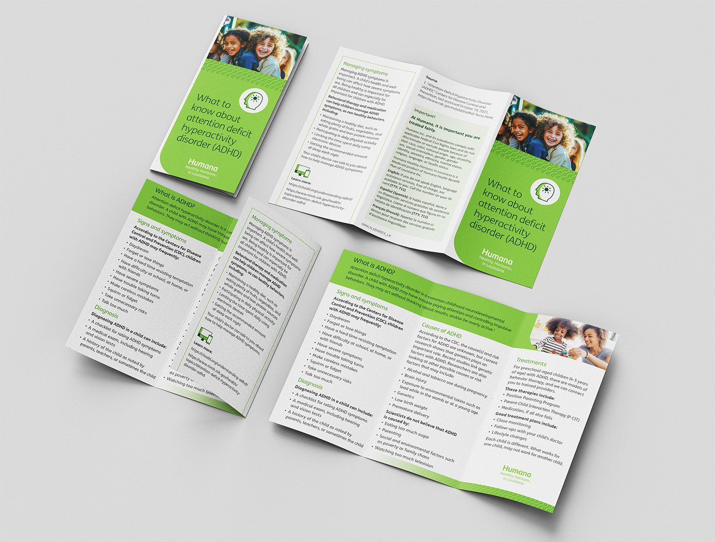 Humana Healthy Horizons educational and value-added benefit brochures
