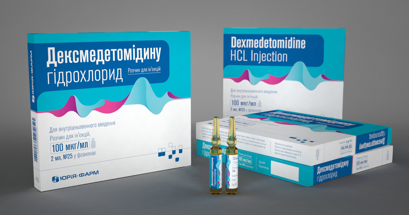 Dexmedetomidine package design by Pavlo Karpushkin at Coroflot.com
