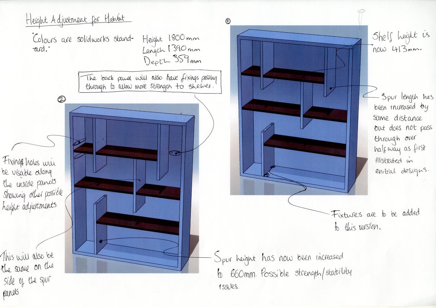 Flat Pack Storage Unit for Habitat by Ross Wilson at