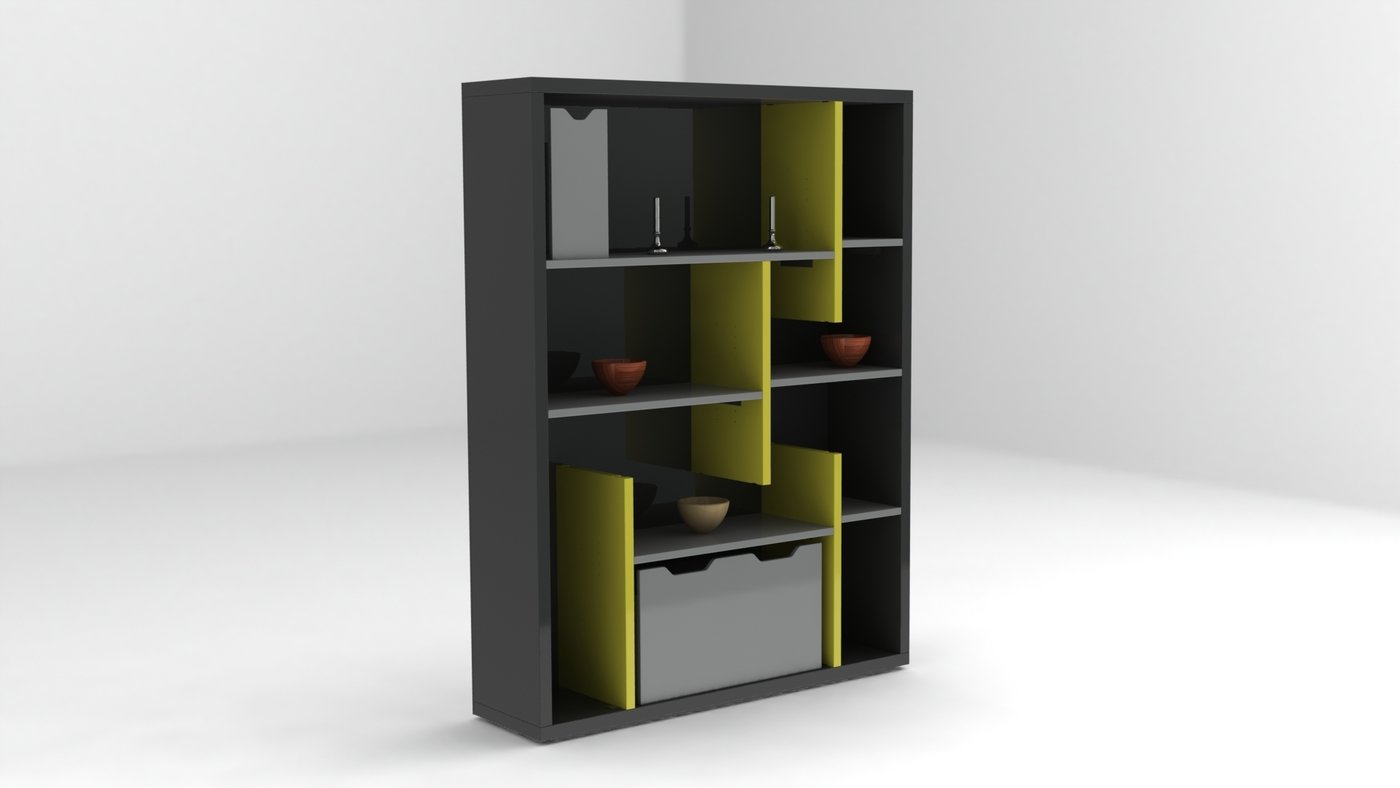 Flat Pack Storage Unit for Habitat by Ross Wilson at