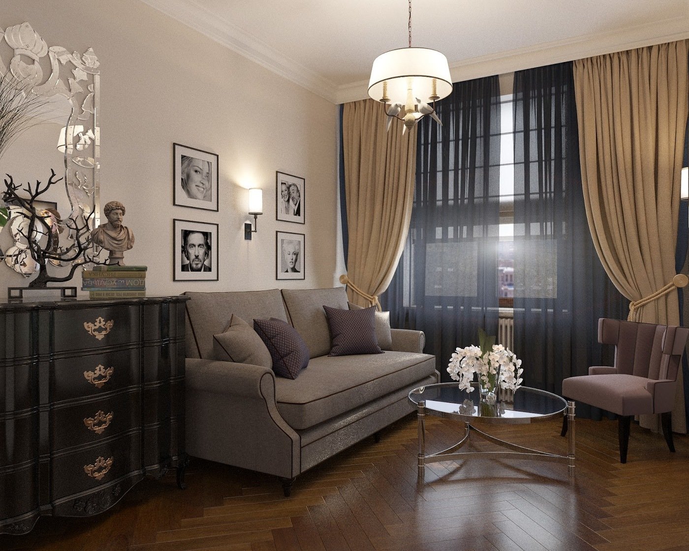 A Project of Interiors at private flat at Moscow (Stalinist House) by ...