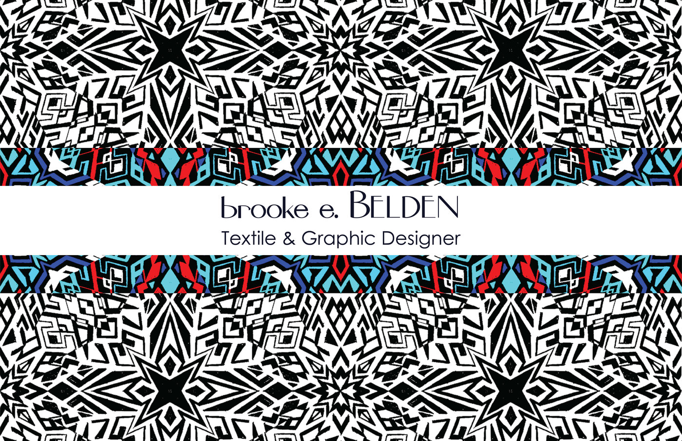 Textile Design-Hand Rendered by Brooke E. Belden at Coroflot.com