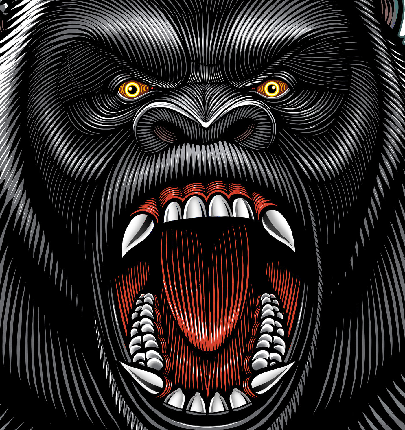 Break Point Jiu Jitsu Company Gorilla Rash Guard By Matt Curtis At 