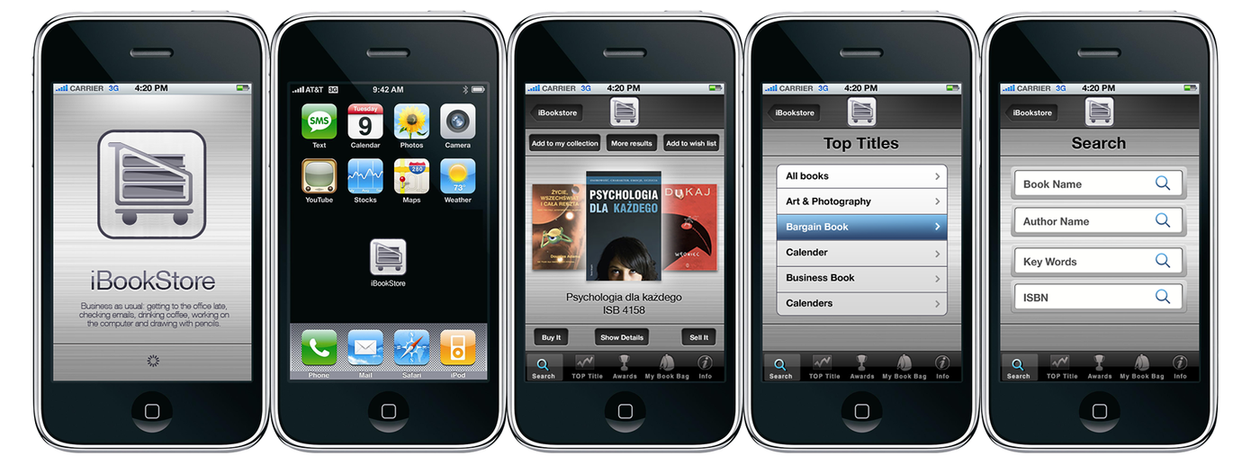 iphone app UI by Web Source at Coroflot.com