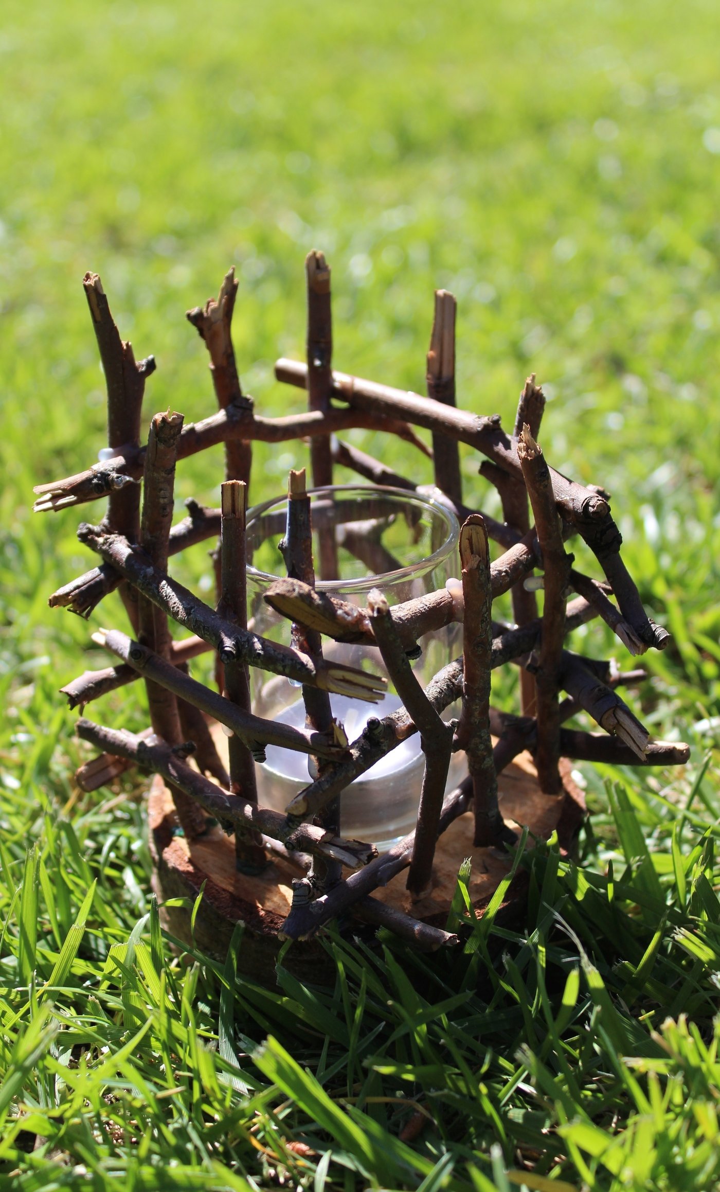 Earthy Candle Holder by Jessicalina Orozco at