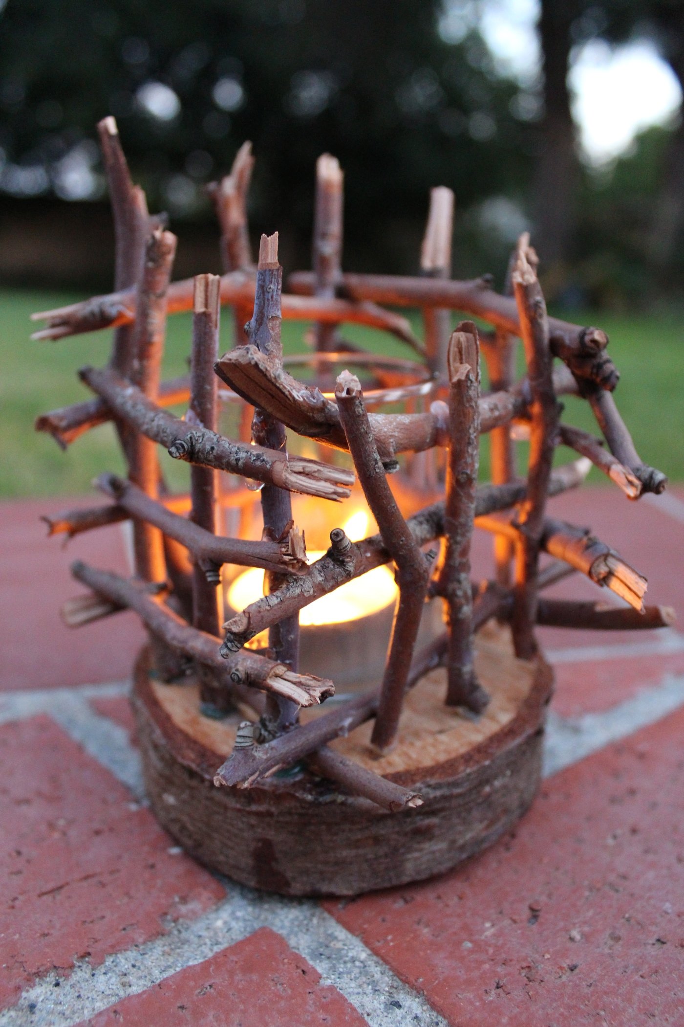 Earthy Candle Holder by Jessicalina Orozco at