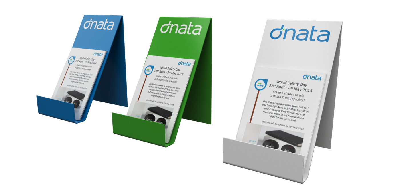 Dnata Brochure Rack Display Design 2015 by Hendra Susanto at