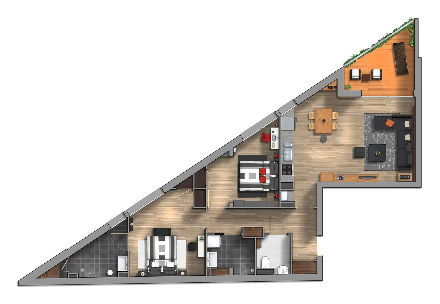 Floor plans by Alberto Talens Fernández at Coroflot.com