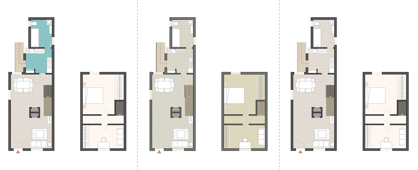 Floor plans by Alberto Talens Fernández at Coroflot.com