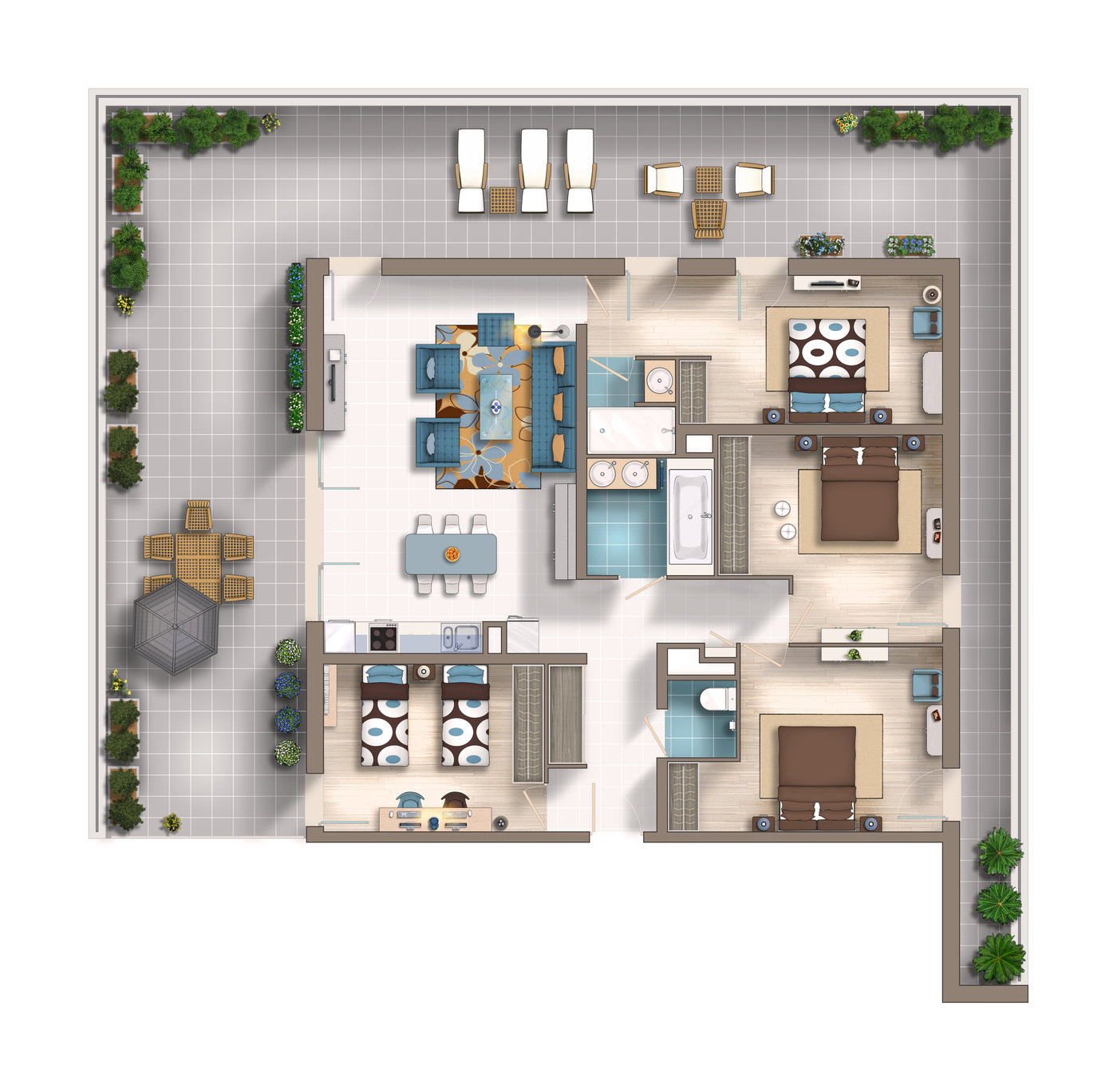 Floor plans by Alberto Talens Fernández at Coroflot.com