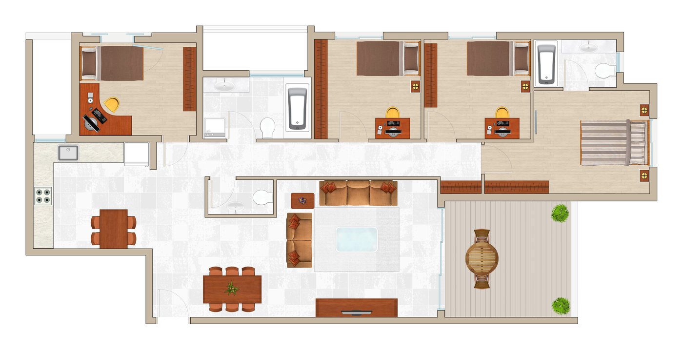 Floor plans by Alberto Talens Fernández at Coroflot.com